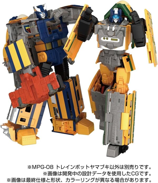 Image of MPG-08 Yamabuki New Trainbot Official from Transformers Masterpiece (13)__scaled_600.jpg