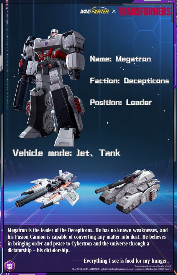 Wing Fighter X Transformer Character Reveals Optimus Prime, Megatron, Jetfire, Devastator, Mor...jpg